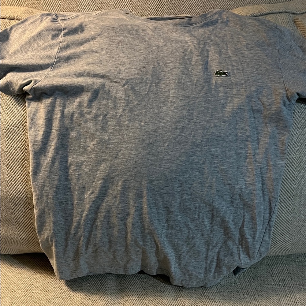 Lacoste Men's Heather Gray Tee